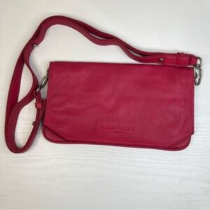 Liebeskind Fuchsia Leather Crossbody Bag